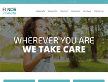 Tablet Screenshot of elnorpharma.com